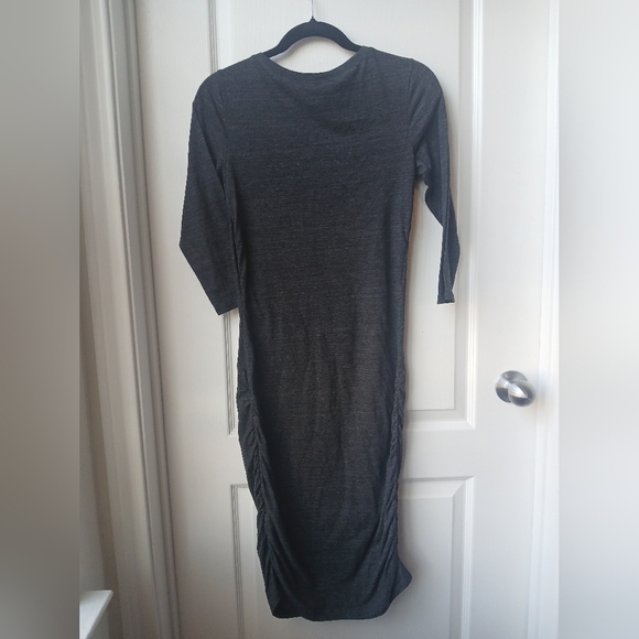 Express Charcoal Long Sleeve Dress Size Small - Picture 3 of 3